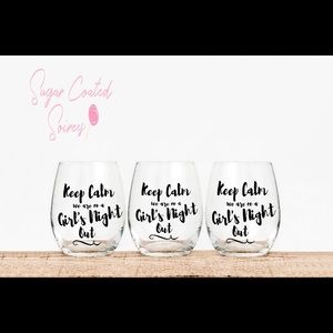 Bachelorette Party Girls Night Out Custom Glass